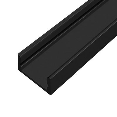 Профиль алюминиевый BIOM ЛП7B 6.5х15, черный (палка 2м), м 2259 фото