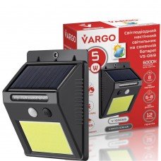 LED светильник на солнечной батарее VARGO 5W с д/д 11691 фото