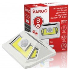 LED светильник на солнечной батарее VARGO 8W с д/д (Белый) 11693 фото