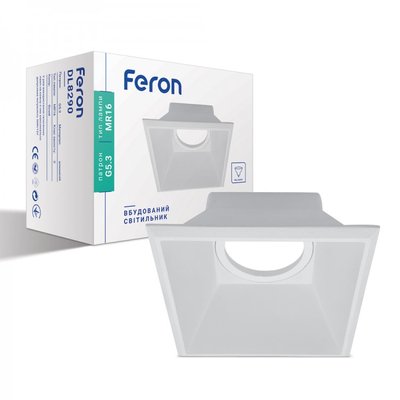 Встраиваемый светильник Feron DL8290 белый 6450 фото