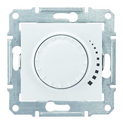 Светорегулятор поворотный индуктивный, 230 В, 60-325 Вт/ВА, Белый, Sedna SDN2200421 3625 фото