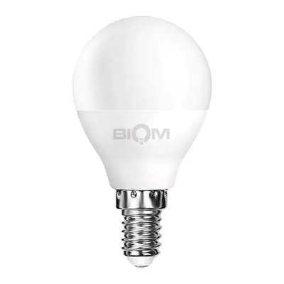 Светодиодная лампа Biom BT-545 G45 4W E14 3000К матовая Артикул: 00-00001415 фото