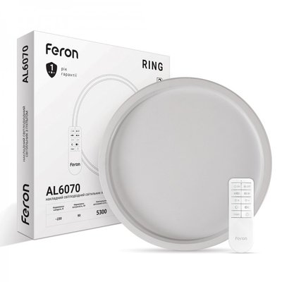 Светодиодный светильник Feron AL6070 RING 90W 6036 фото