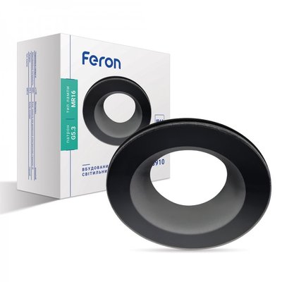 Встраиваемый светильник Feron DL8910 черный 6473 фото