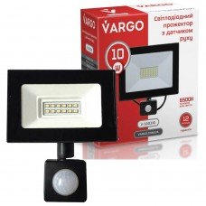 LED прожектор VARGO 10W з датчиком руху 330310 фото