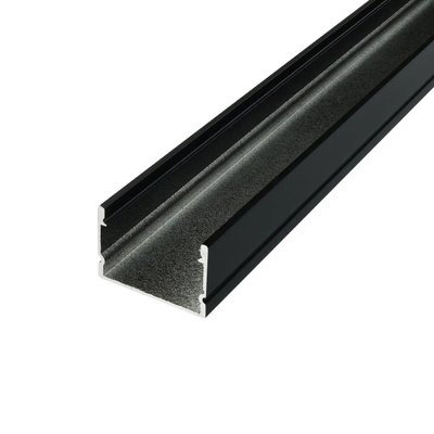 Профиль алюминиевый BIOM LP-20AB, 20х30, анодированный, черный, палка 2м 2313 фото