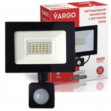 LED прожектор VARGO 20W с датчиком движения 330320 фото