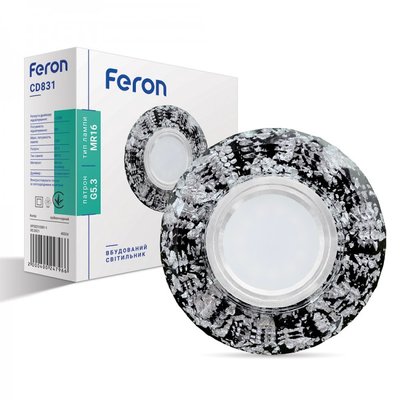 Встраиваемый светильник Feron CD831 с LED подсветкой 6618 фото