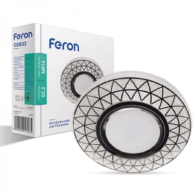 Встраиваемый светильник Feron CD832 с LED подсветкой 6621 фото