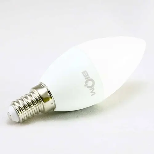 Свiтлодiодна лампа Biom BT-550 C37 4W E14 4500К матова 00-00001424 фото