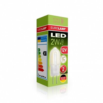 Светодиодная капсульная EUROLAMP LED Лампа G4 пластик 2W 3000K 12V 4784 фото