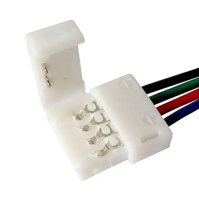 Коннектор для светодиодных лент OEM SC-08-SW-10-4 10mm RGB joint wire (провод-зажим) 2164 фото
