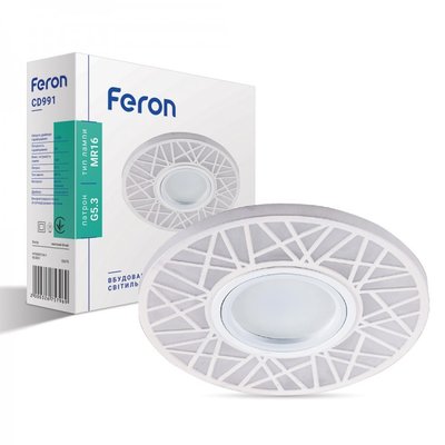 Встраиваемый светильник Feron CD991 с LED подсветкой 6631 фото