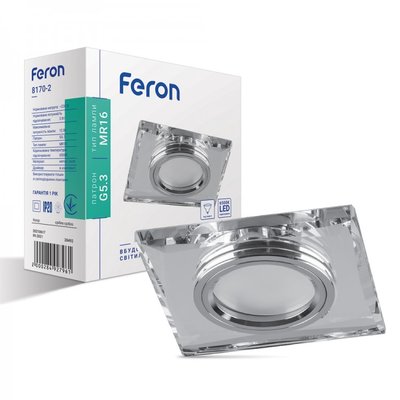 Встраиваемый светильник Feron 8170-2 с LED подсветкой 6639 фото