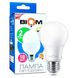 Світлодіодна лампа Biom BT-509 A60 10W E27 3000К матова 00-00001429 фото 1