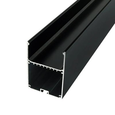 Профиль алюминиевый BIOM LSB-50AB 50*70мм анодированный, черный, 2м 2356 фото