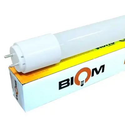 Світлодіодна лампа Biom T8-GL-1200-18W NW 4200К G13 скло матове 00-00001462 фото
