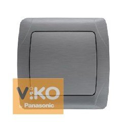 Выключатель 1-кл. серебро ViKO Carmen Decora 93010001 7888 фото