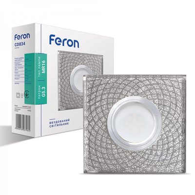 Встраиваемый светильник Feron CD834 с LED подсветкой 6534 фото