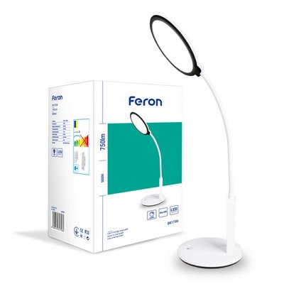 Настільний світлодіодний світильник (настільна лампа) Feron DE1730 40069 фото