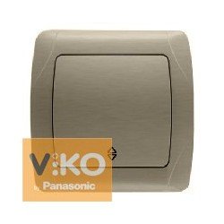 Выключатель 1-кл. проходной бронза ViKO Carmen Decora 93010204 7918 фото