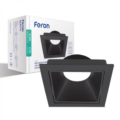 Вбудований поворотний світильник Feron DL8310 графіт DL8310 фото